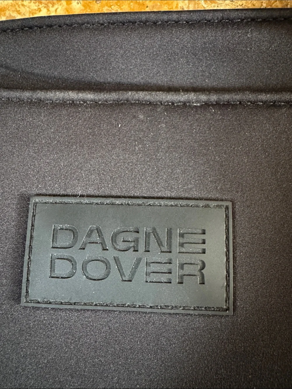 Black Dagne Dover Diaper Tote Bag with Shoulder Strap -